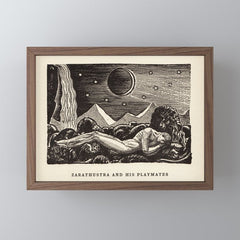 "Zarathustra and His Playmates" by Rockwell Kent (1919) Mini Art Print