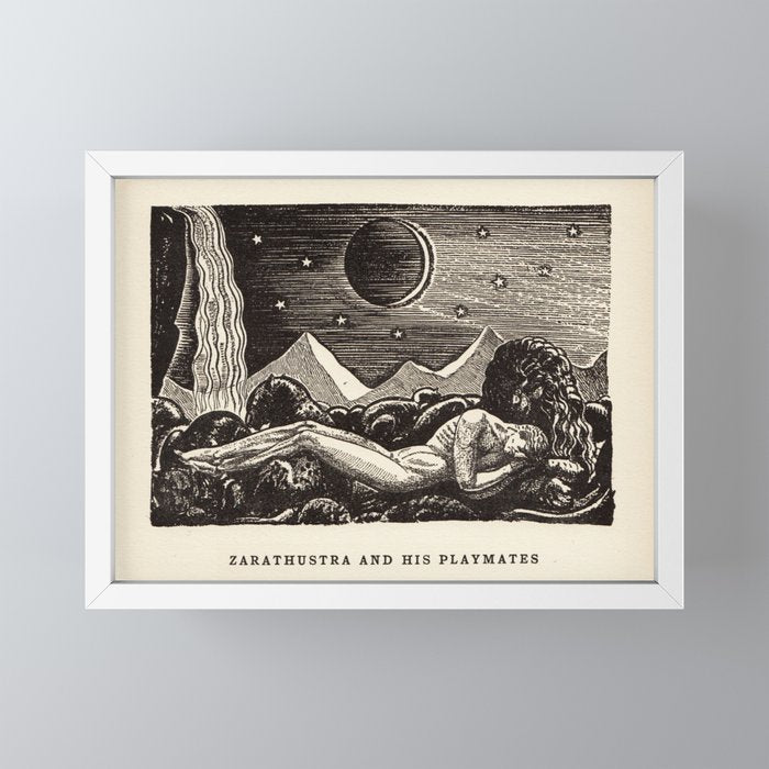 "Zarathustra and His Playmates" by Rockwell Kent (1919) Mini Art Print