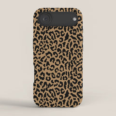 2000s leopard-black on tan iPhone Case