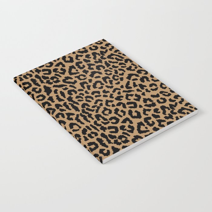2000s leopard-black on tan Notebook
