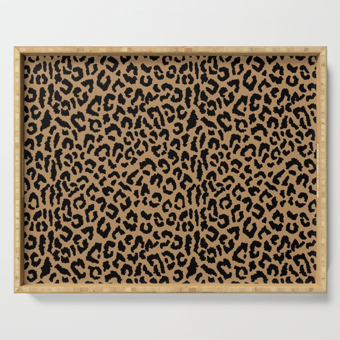 2000s leopard-black on tan Serving Tray