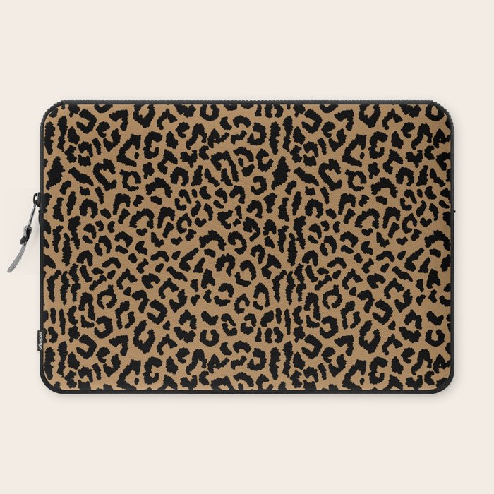 2000s leopard-black on tan Laptop Sleeve