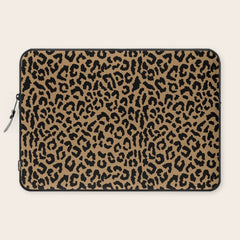 2000s leopard-black on tan Laptop Sleeve
