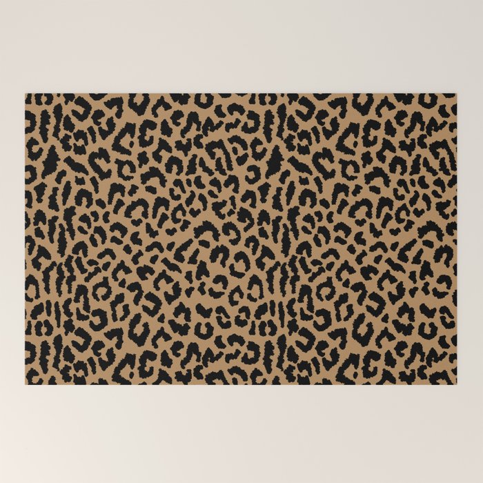 2000s leopard-black on tan Welcome Mat