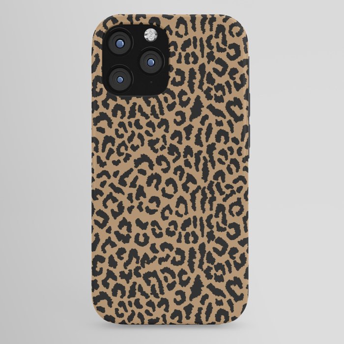 2000s leopard-black on tan iPhone Case