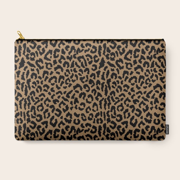 2000s leopard-black on tan Carry All Pouch