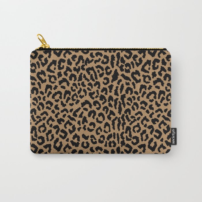 2000s leopard-black on tan Carry All Pouch