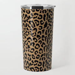 2000s leopard-black on tan Travel Mug