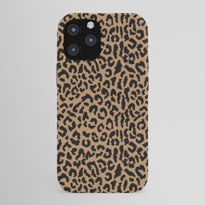 2000s leopard-black on tan iPhone Case