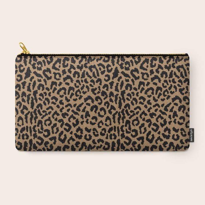 2000s leopard-black on tan Carry All Pouch