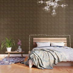 2000s leopard-black on tan Wallpaper