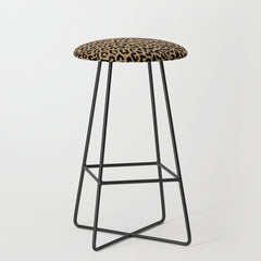2000s leopard-black on tan Stool
