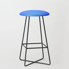 16 Blue Gradient 220506 Aura Ombre Valourine Digital Minimalist Art Stool