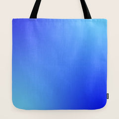 16 Blue Gradient 220506 Aura Ombre Valourine Digital Minimalist Art Tote Bag