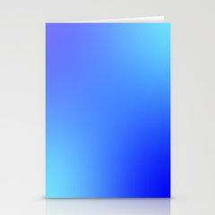 16 Blue Gradient 220506 Aura Ombre Valourine Digital Minimalist Art Stationery Card