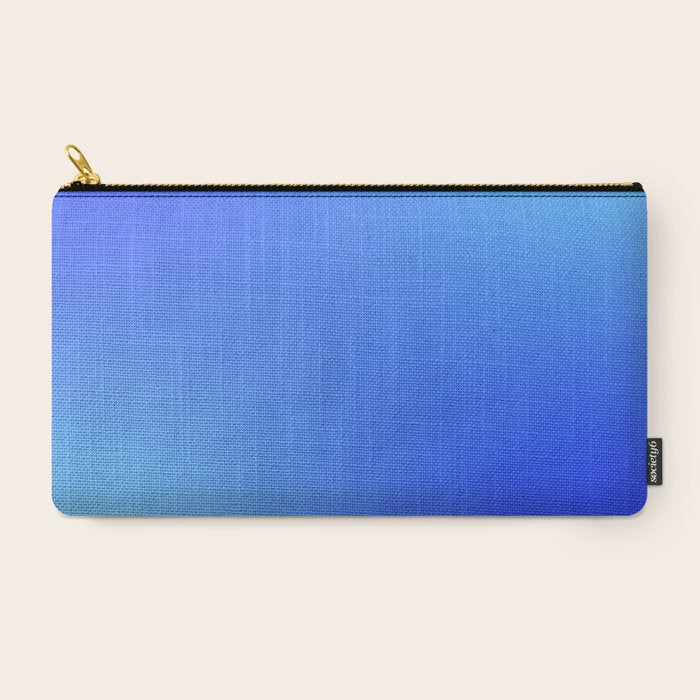 16 Blue Gradient 220506 Aura Ombre Valourine Digital Minimalist Art Carry All Pouch