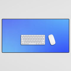 16 Blue Gradient 220506 Aura Ombre Valourine Digital Minimalist Art Desk Mat