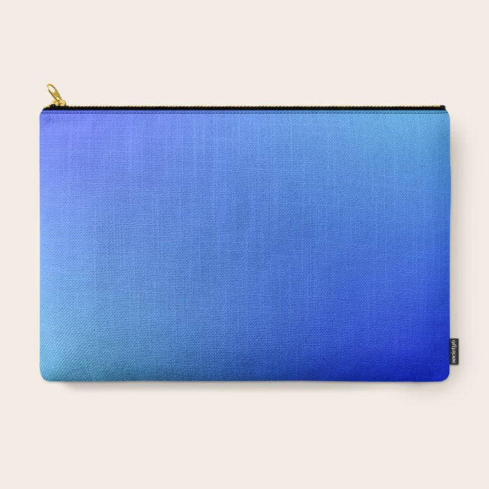16 Blue Gradient 220506 Aura Ombre Valourine Digital Minimalist Art Carry All Pouch