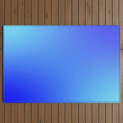 16 Blue Gradient 220506 Aura Ombre Valourine Digital Minimalist Art Outdoor Rug