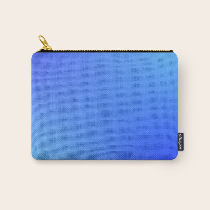 16 Blue Gradient 220506 Aura Ombre Valourine Digital Minimalist Art Carry All Pouch