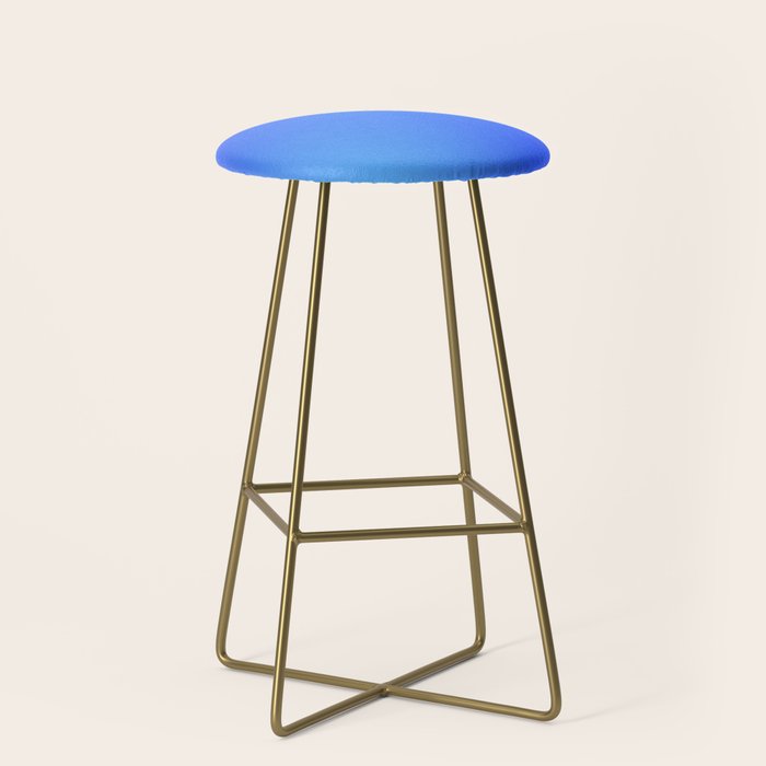 16 Blue Gradient 220506 Aura Ombre Valourine Digital Minimalist Art Stool