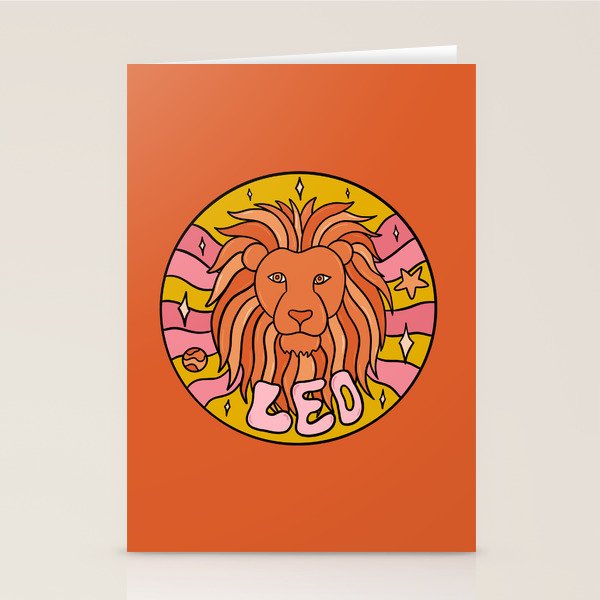 2020 Leo Stationery Card