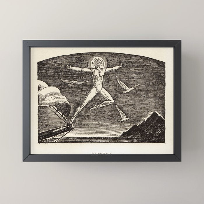 "Victory" by Rockwell Kent (1919) Mini Art Print