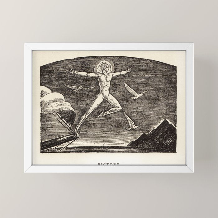 "Victory" by Rockwell Kent (1919) Mini Art Print