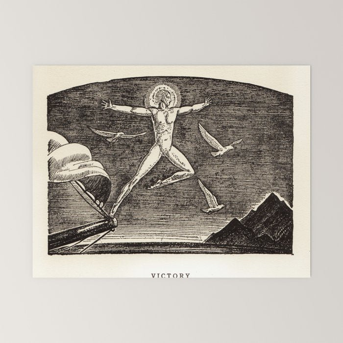 "Victory" by Rockwell Kent (1919) Mini Art Print