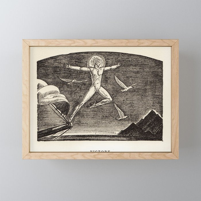 "Victory" by Rockwell Kent (1919) Mini Art Print