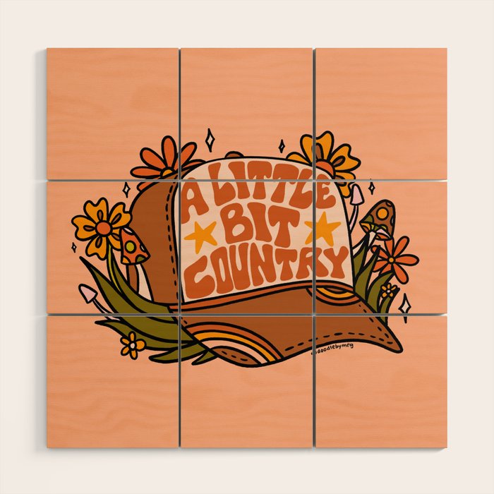 A Little Bit Country Wood Wall Art