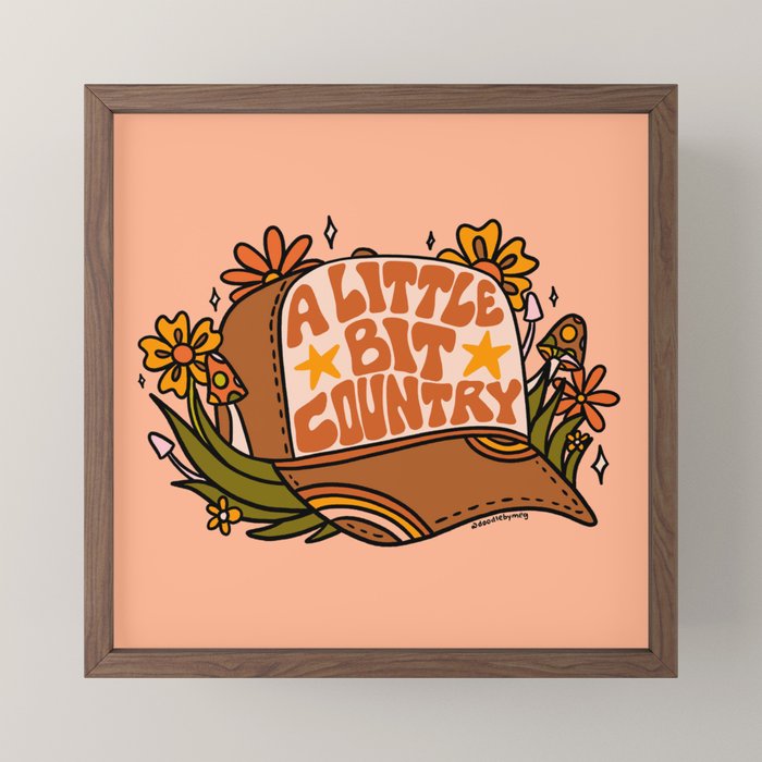 A Little Bit Country Mini Art Print