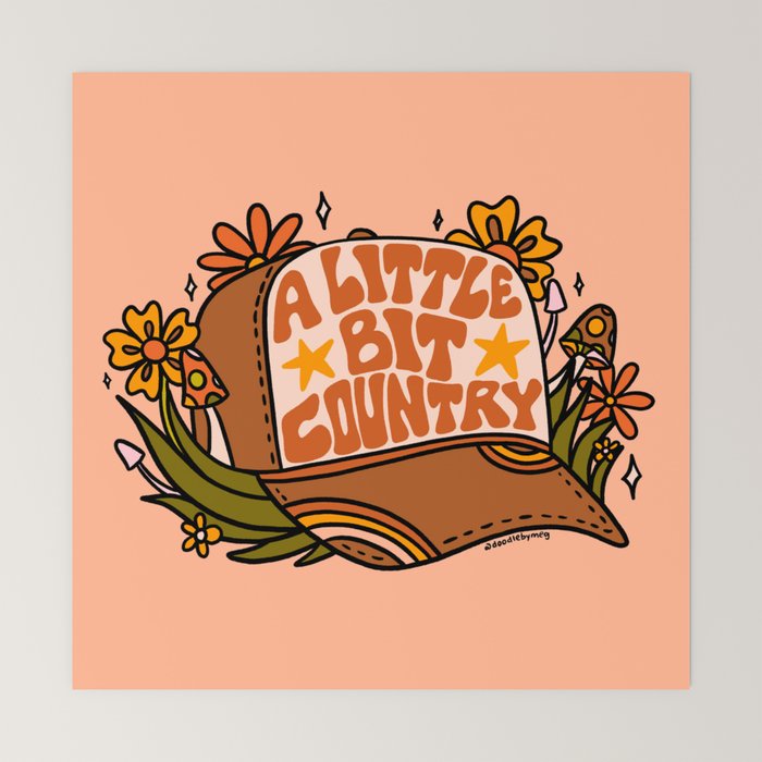 A Little Bit Country Mini Art Print
