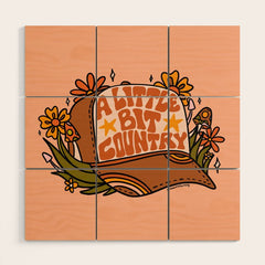 A Little Bit Country Wood Wall Art