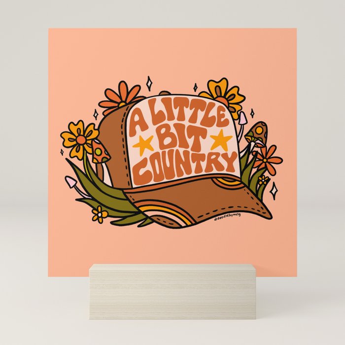 A Little Bit Country Mini Art Print