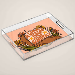 A Little Bit Country Acrylic Tray