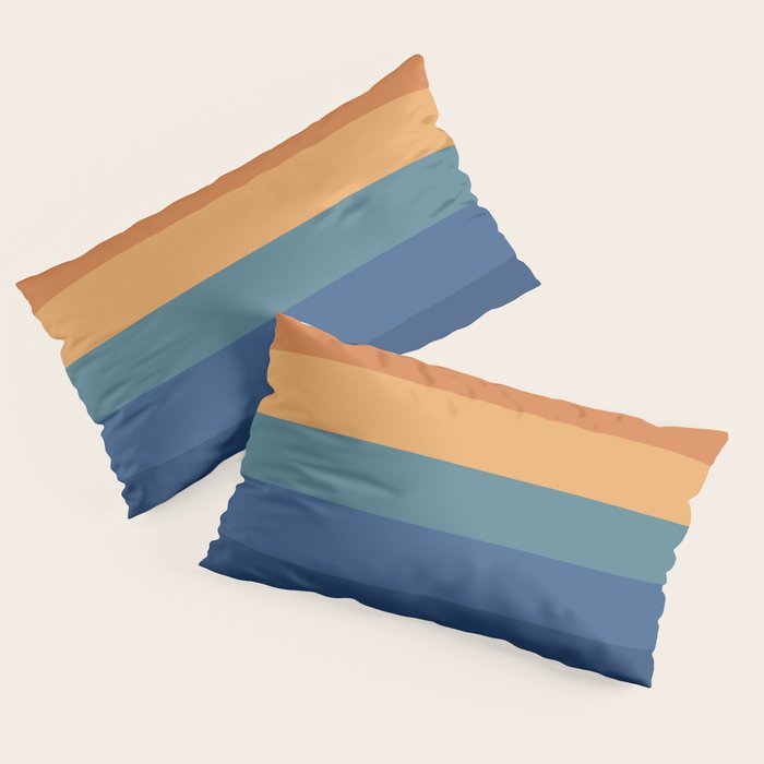 70's Retro Sunset Pillow Sham