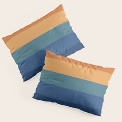 70's Retro Sunset Pillow Sham