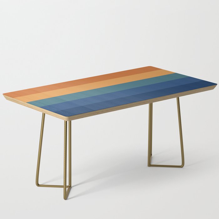 70's Retro Sunset Coffee Table