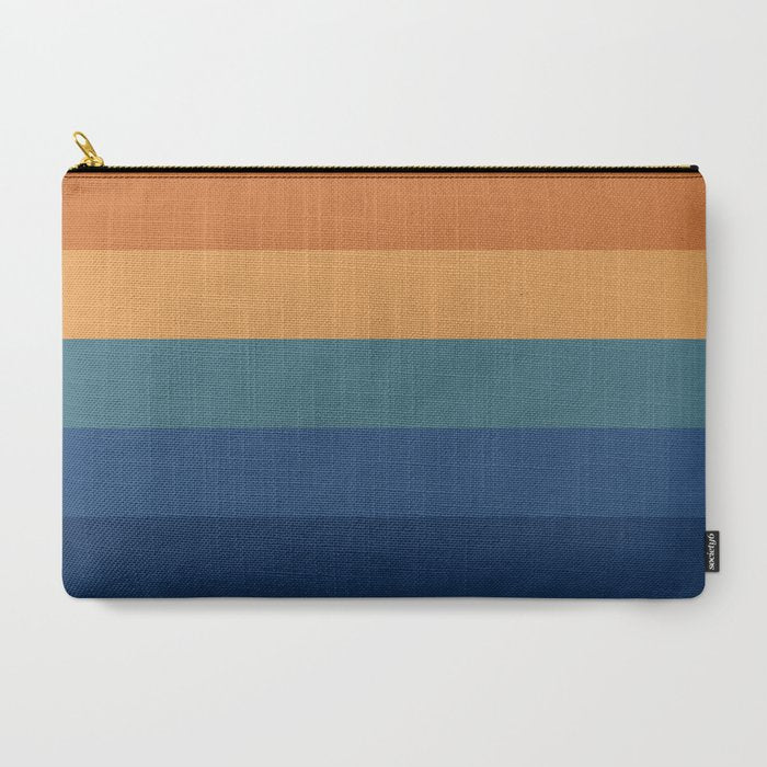 70's Retro Sunset Carry All Pouch