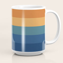 70's Retro Sunset Coffee Mug