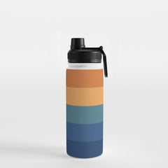 70's Retro Sunset Water Bottle