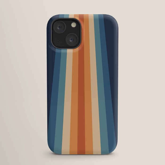 70's Retro Stripes iPhone Case