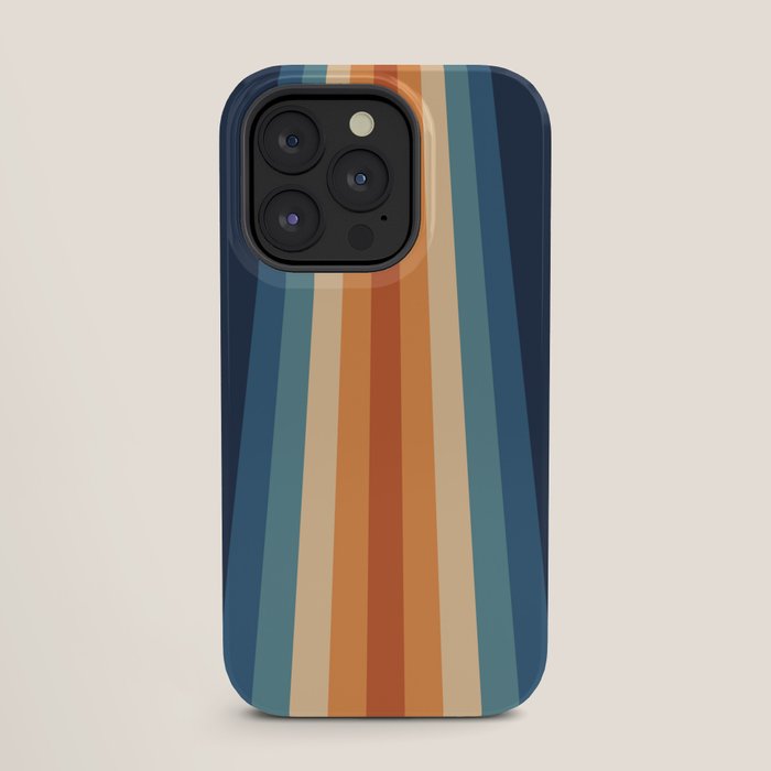 70's Retro Stripes iPhone Case