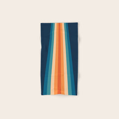 70's Retro Stripes Bath Towel