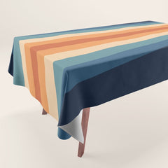 70's Retro Stripes Tablecloth