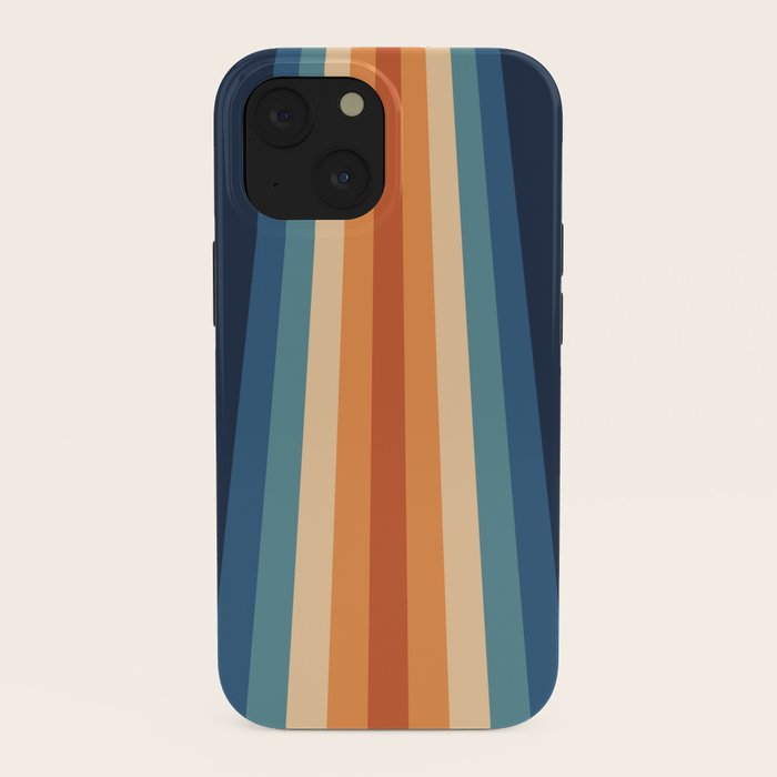 70's Retro Stripes iPhone Case
