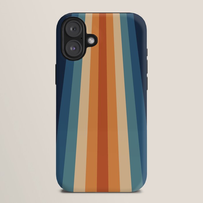 70's Retro Stripes iPhone Case