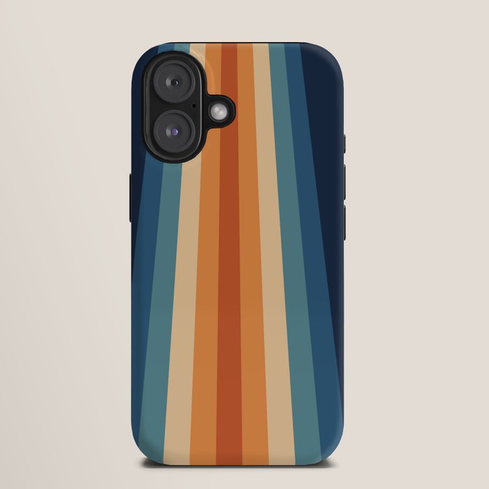 70's Retro Stripes iPhone Case