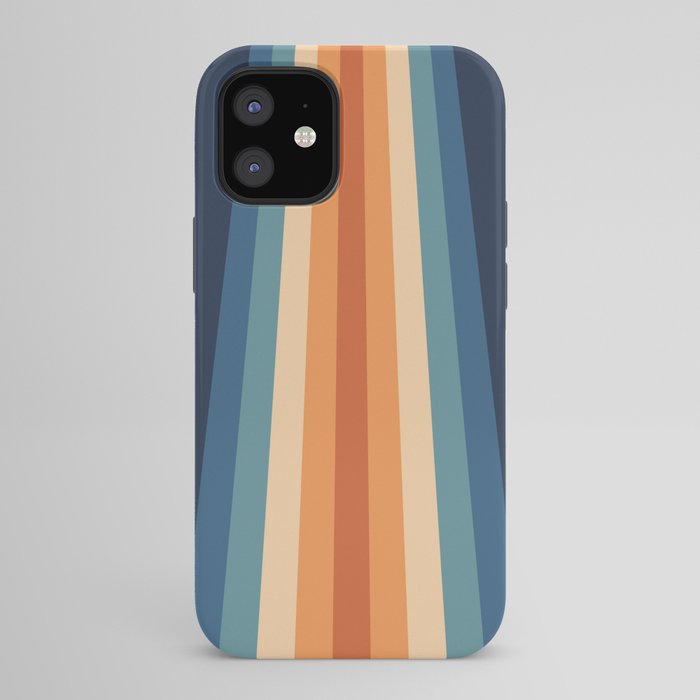 70's Retro Stripes iPhone Case